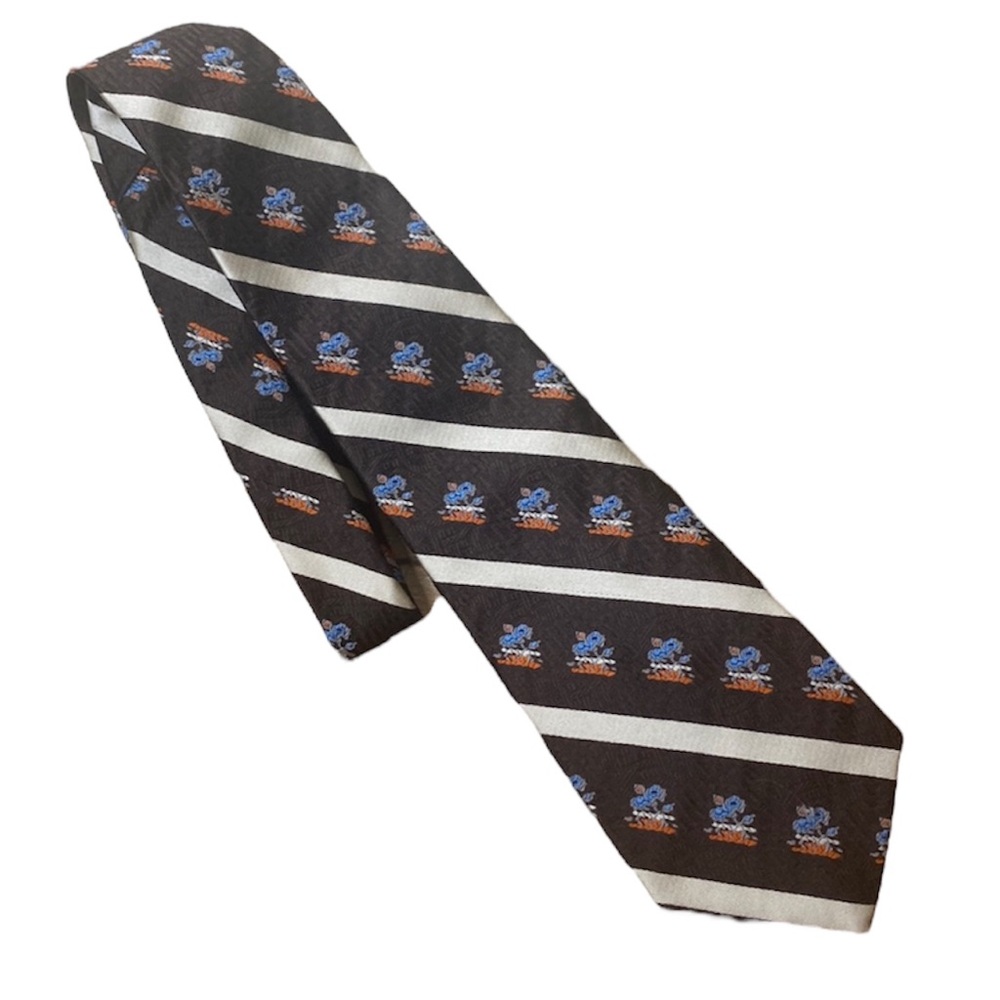 Vintage Christian‎ Dior Fleur De Lis Tie